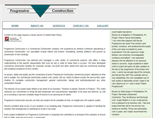 Tablet Screenshot of progressiveconstructiongroup.com